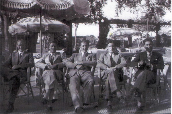 This picture shows Lieutenant Alan Hill, Lieutenant Lord John North and Chaplain Tom Harris in South Africa in May 1940. All died in Neptune. On far left is Sub Lieutenant E. Barrett and on far right is Lieutenant Tony Thackara both of whom survived. It is likely to have been the stag party before John North's wedding, with the Padre on hand to keep matters under control.\n\n This picture shows Lieutenant Alan Hill, Lieutenant Lord John North and Chaplain Tom Harris in South Africa in May 1940. All died in Neptune. On far left is Sub Lieutenant E. Barrett and on far right is Lieutenant Tony Thackara both of whom survived. It is likely to have been the stag party before John North's wedding, with the Padre on hand to keep matters under control.\n\n
