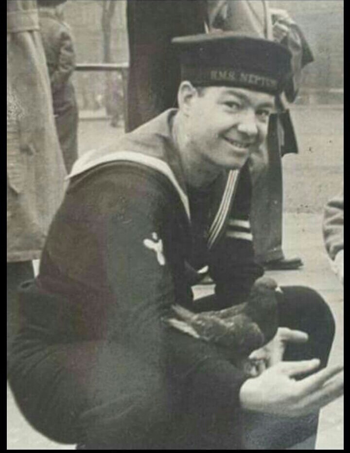 Grandad in dark navy uniform just like to know more ?