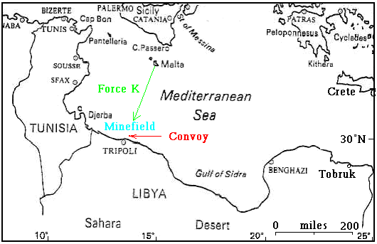 Map - Malta to Tripoli Map - Malta to Tripoli