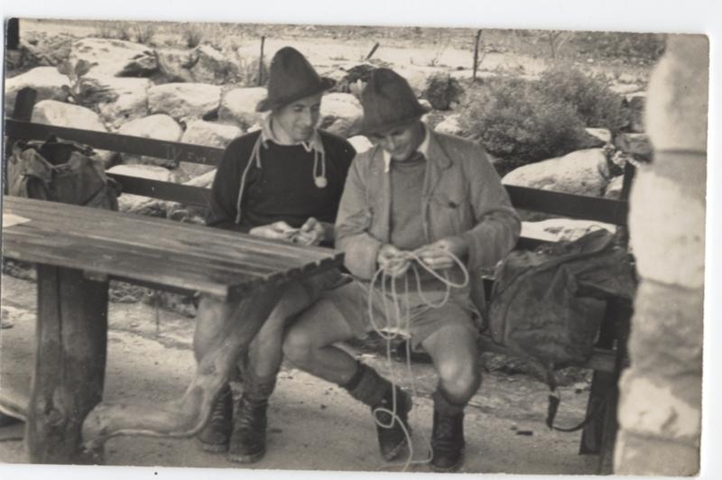 Petty Officer David Perkins (on left) with fellow Leading Stoker Cam Catell camping in Kirstenbosch Gardens Capetown on 23 April 1939\n\nDavid Perkins died in Neptune. Cam Catell left before she sank.\n\n\n