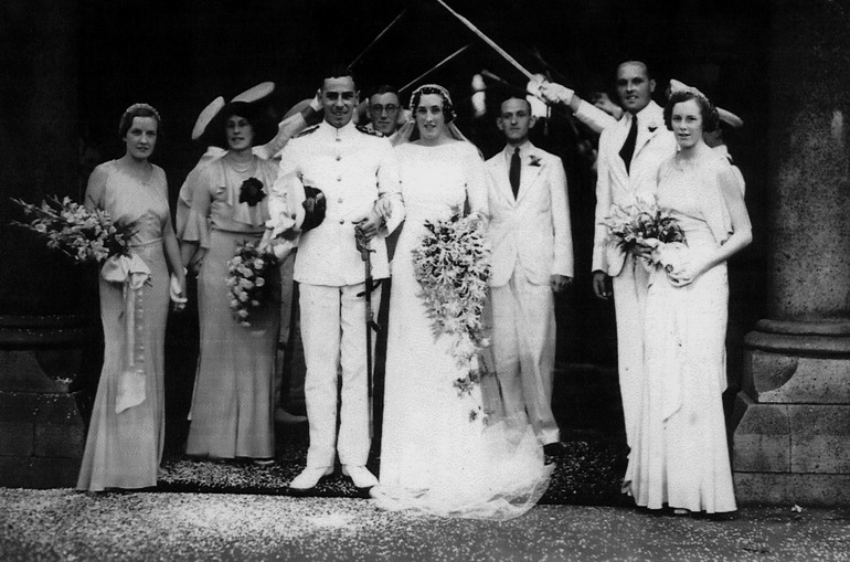 wedding of Jack McGregor to Pamela Brooke in Shanghai 